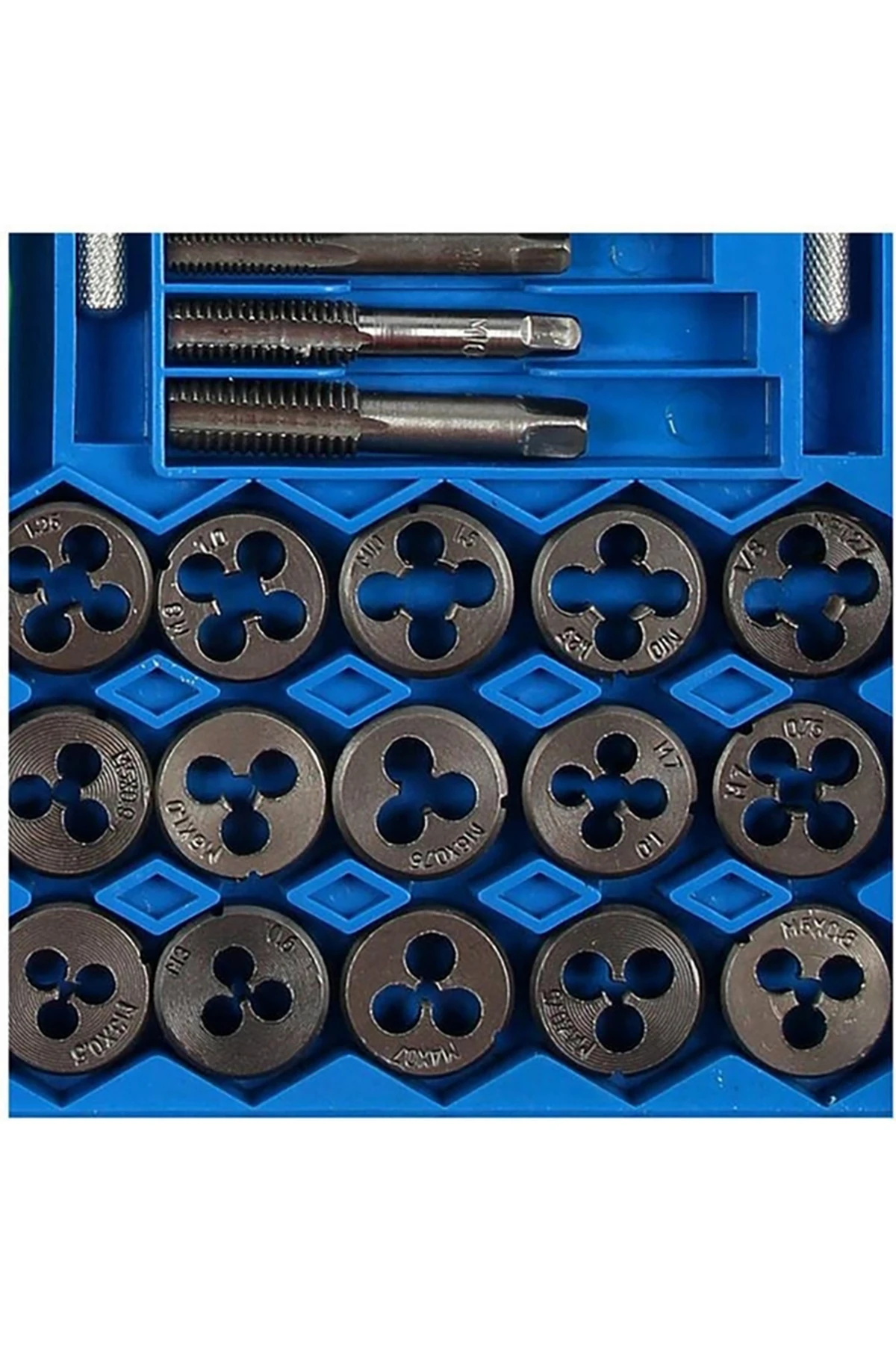 Hırdavat Garajı 40 Parça Metrik Pafta Klavuz Diş Açma Seti