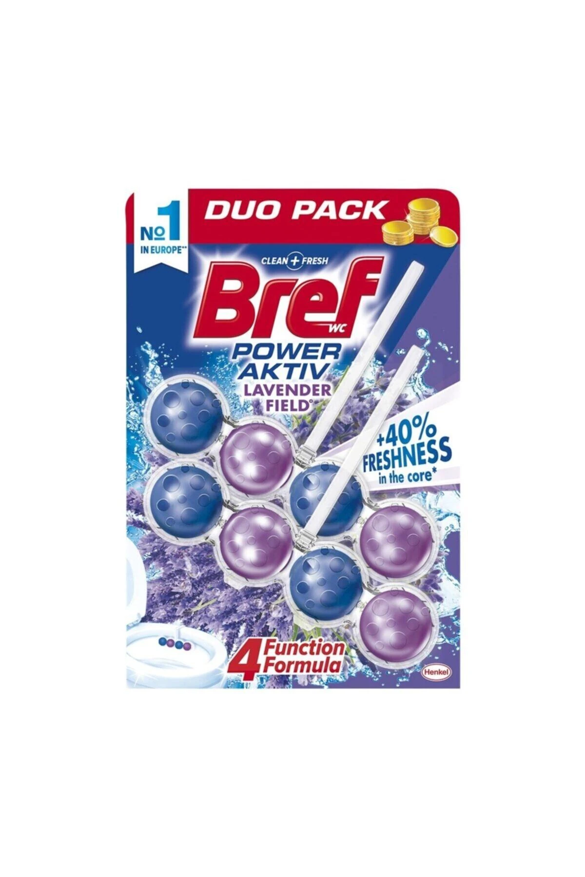 Bref Power Aktiv 2'li Lavanta Klozet Bloğu