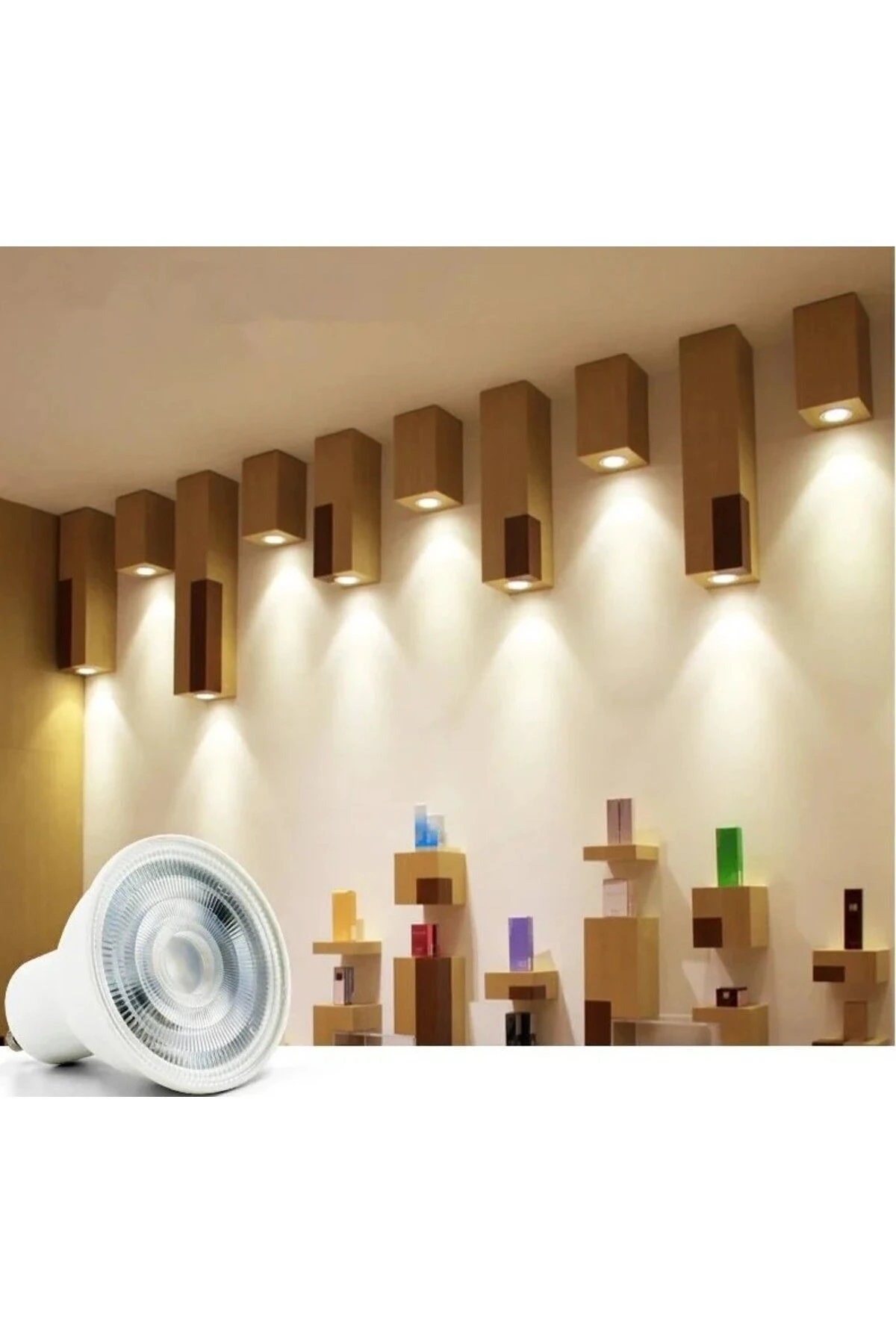 5 ADET CATA CT 4215 7W Led Çanak Ampul 6400K Beyaz Işık