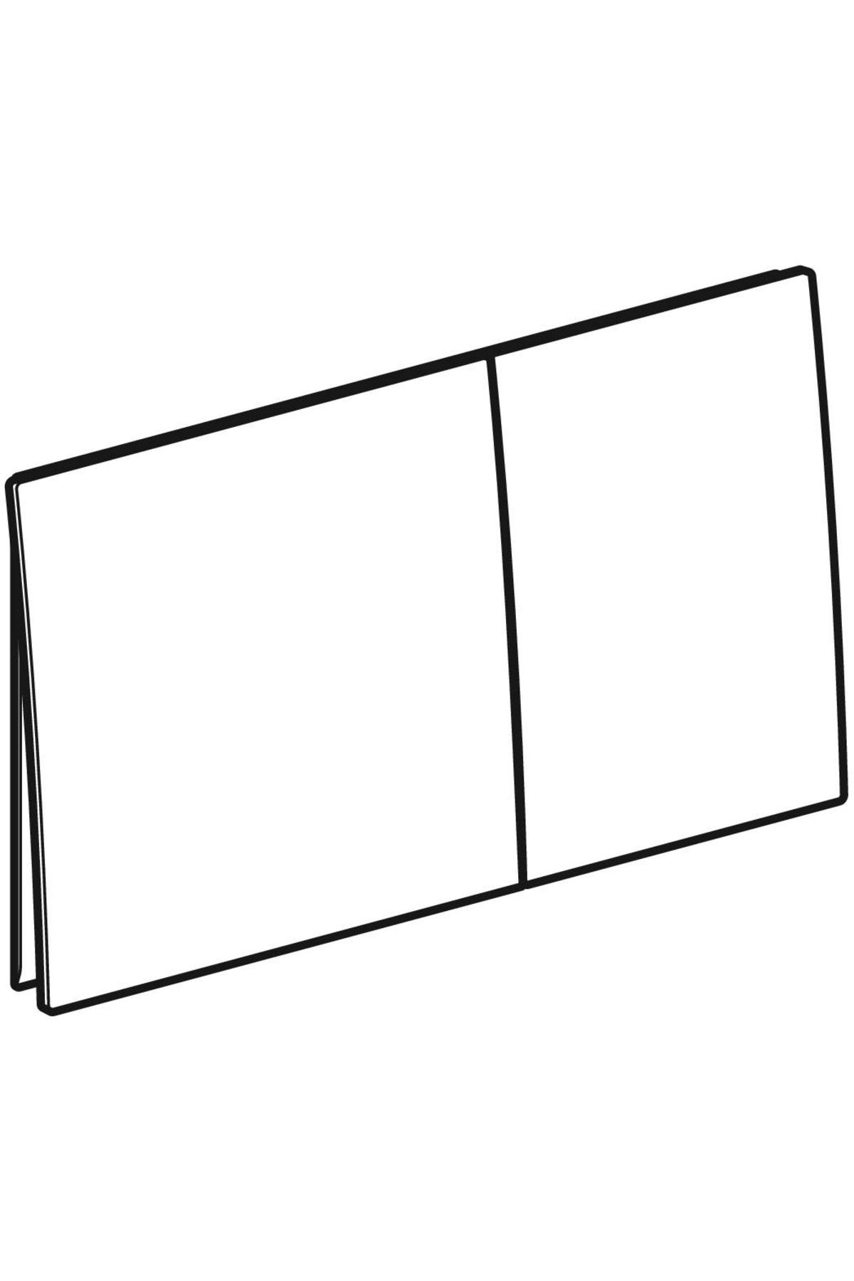 Basmalı Kumanda, Sigma70, Çift, Kapağı, Siyah Cam, 115.622.SJ.1