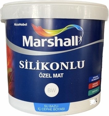 Silikonlu Özel Mat Silinebilir Iç Cephe Boyası 15 Lt/20