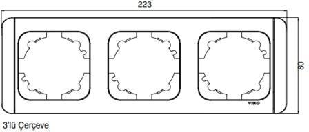 Kardelen 3 Lü Çerçeve
