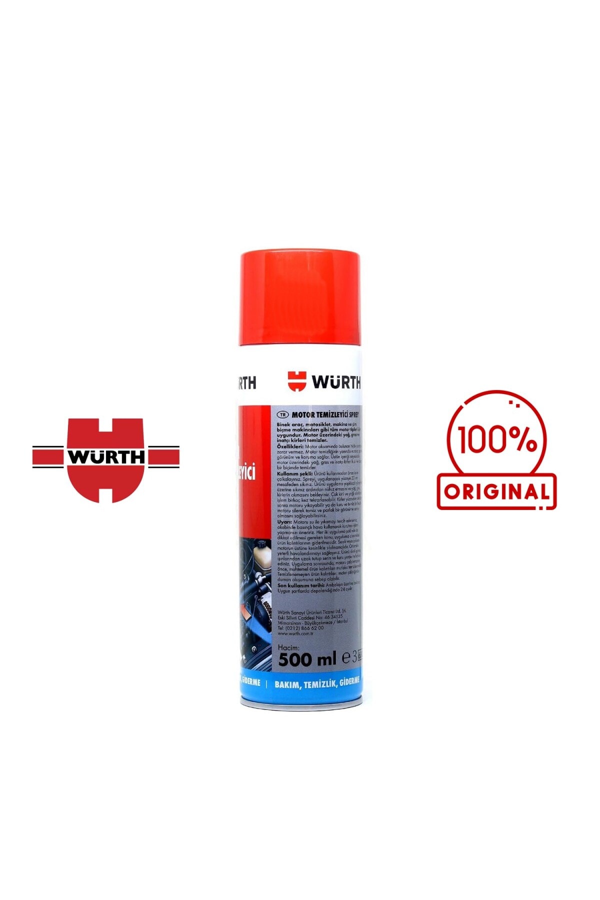 Motor Temizleyici Sprey Susuz 500 ml