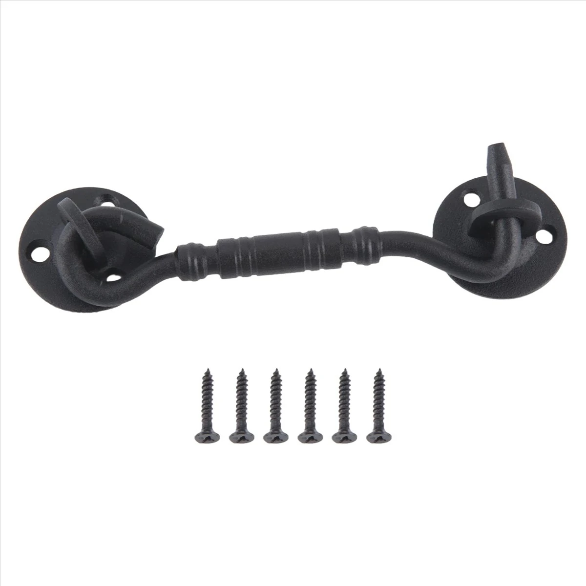 Barn Kapı Kilidi, 4 Inç Paslanmaz Çelik Kapı Kancası ve Montaj Vidaları ile Göz Mandalı, Sürgülü Kapı Için Kapı Kilidi Mandal (Yurt Dışından)