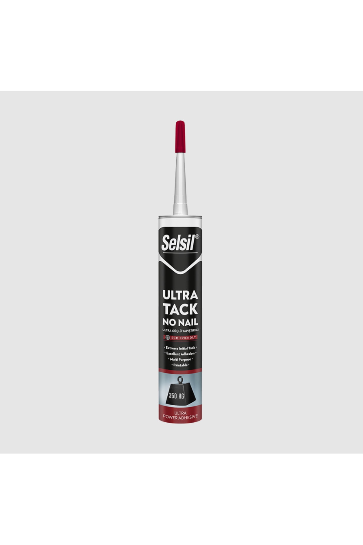 SELSİL Ultra Tack Korniş Yapıştırıcısı Ve 350 Kg Ağırlık Taşıyan Hybrid Çok Güçlü Yapıştırıcı 290 Ml