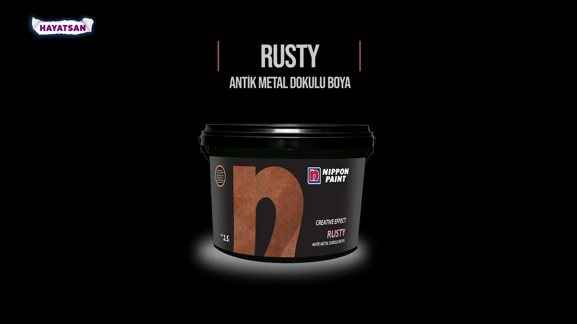 RUSTY: Antik Metal Etkili Dekoratif İç Cephe Boyası
