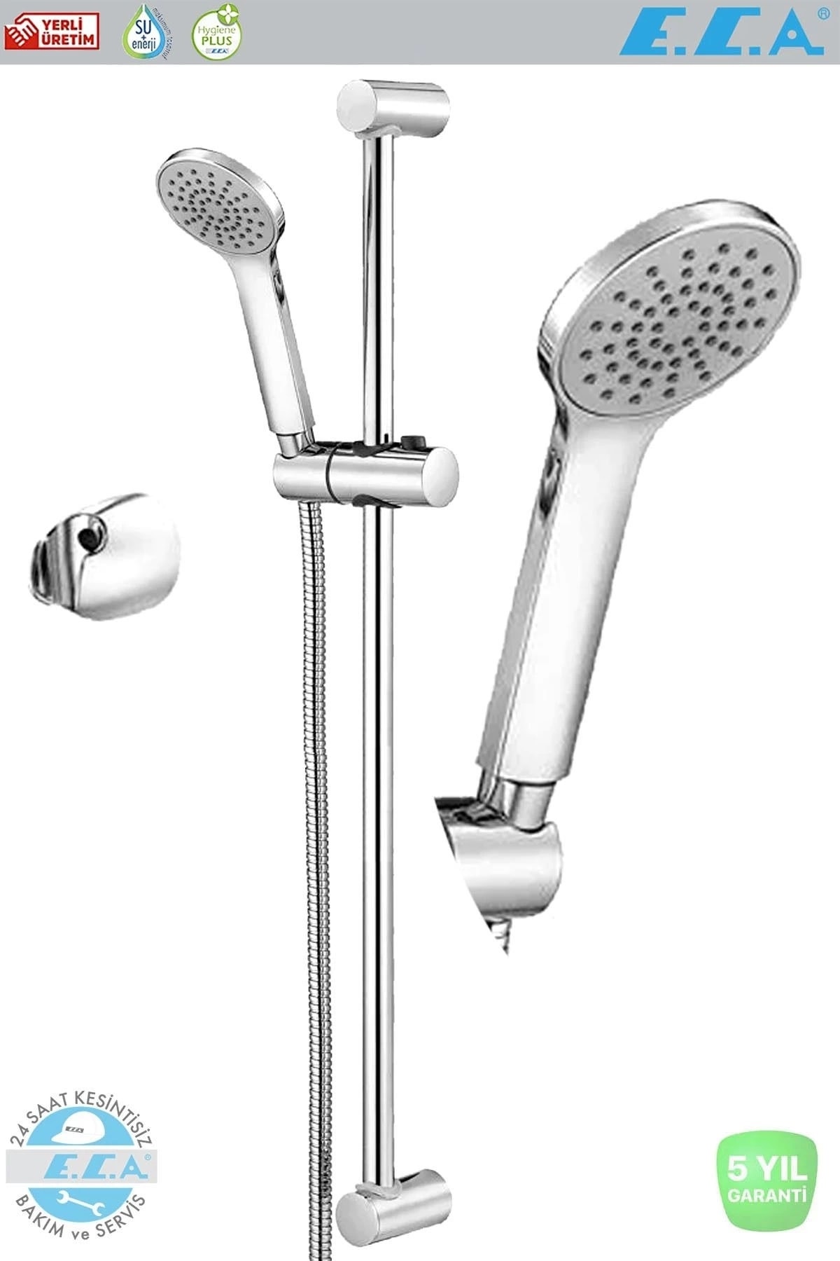 E.c.a Spylos Banyo Duş Başlık Seti Hareketli Banyo Üst Takım 102146071