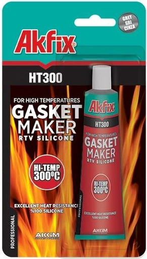 HT300 Yüksek Isı Silikonu 50 Ml-Kırmızı