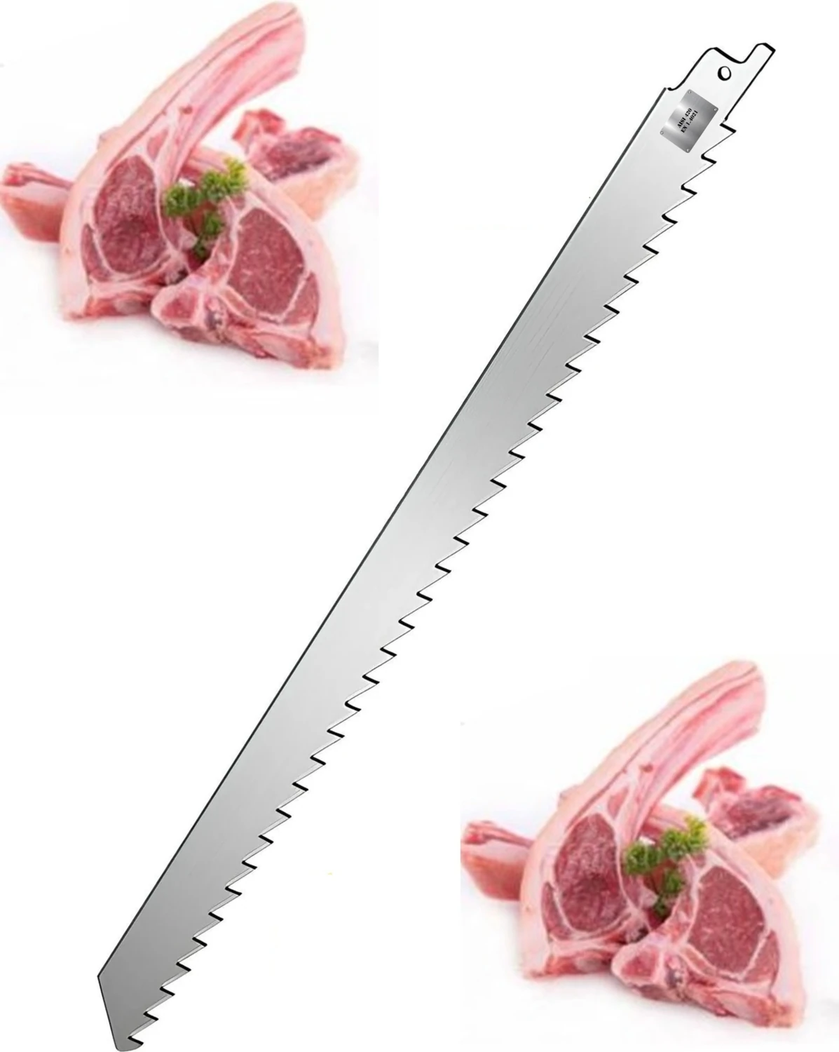 Tilki Kuyruğu Testeresi Kemik Et Kesme Bıçağı Ucu 30 cm Paslanmaz Çelik Boyasız