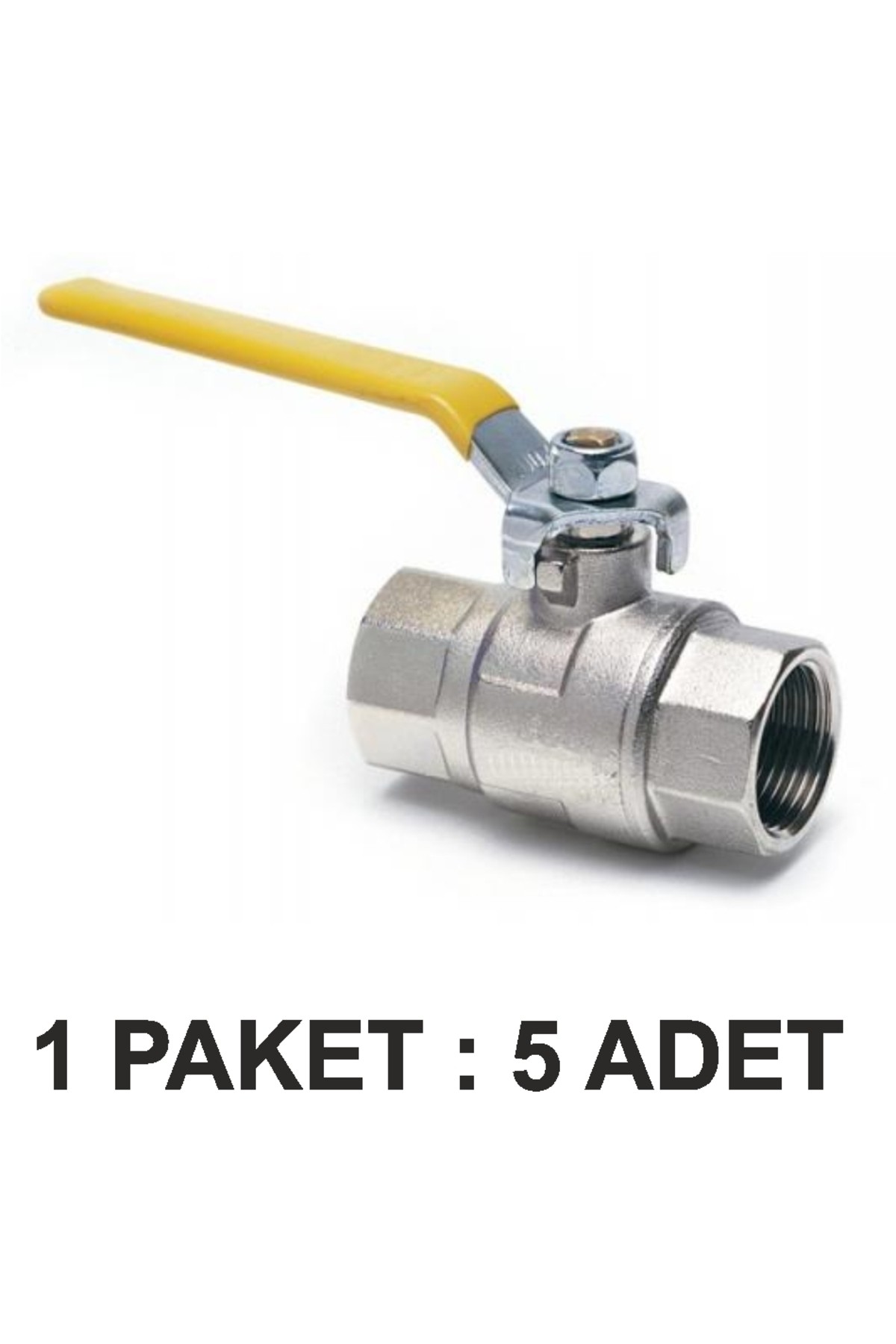 DOĞALGAZ VANASI KÜRESEL 1/2’’ PAKET 5 Lİ