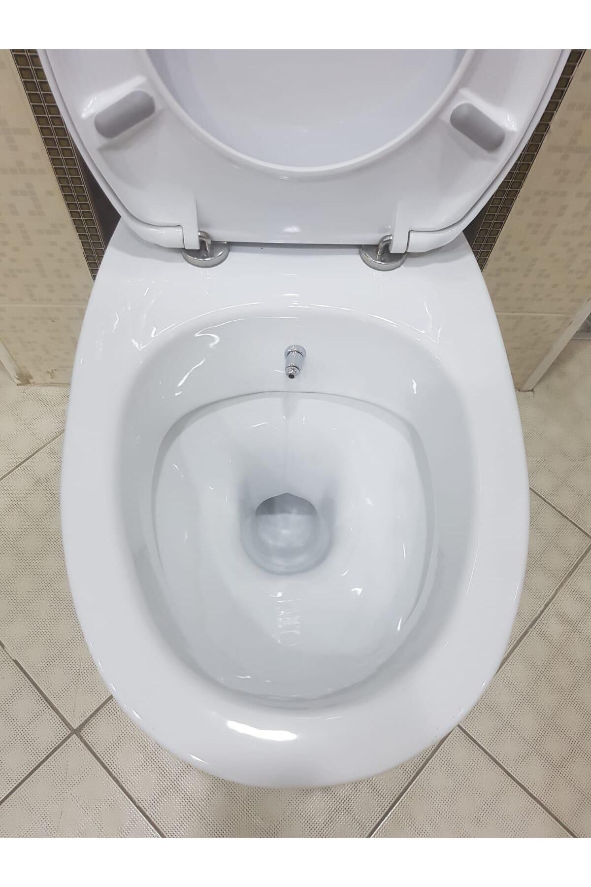 Serel Basic 52 cm Asma Klozet+Serel Fulya Akdeniz Thermoplast Klozet Kapağı