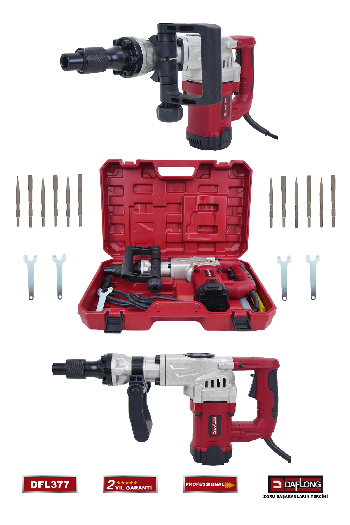 PROFESYONEL 5.5 KG BAKIR SARGILI TUTMA KOLLU KIRICI HİLTİ DFL-377