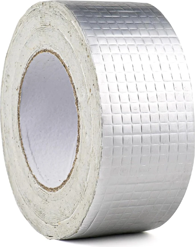 5 cm x 5 Metre Alüminyum Folyo Kauçuk Bant Yüksek Sıcaklığa Dayanan Su Geçirmez Çatı Boru Duvar Çatlak Onarıcı Tamir Yapışkan Bant Folyo