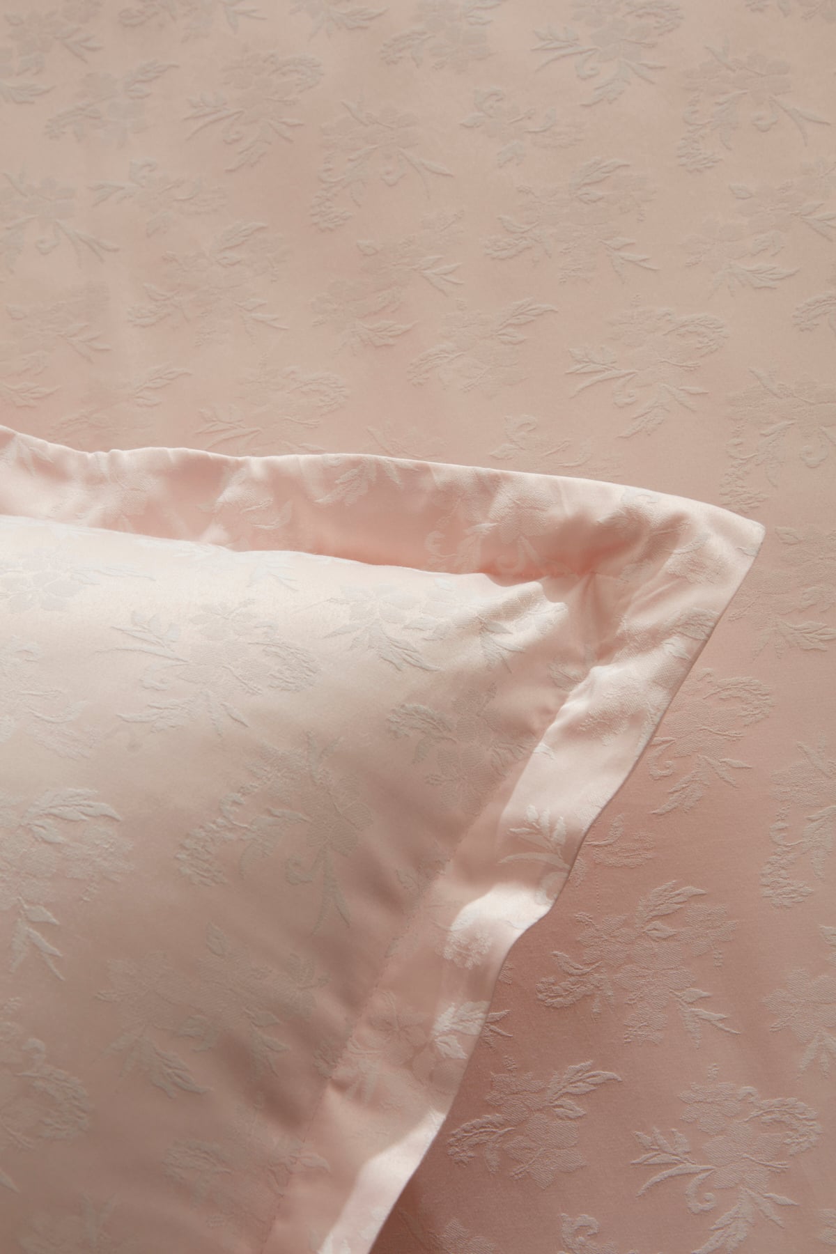 White Collection Viole Çift Kişilik Nevresim Takımı Pudra