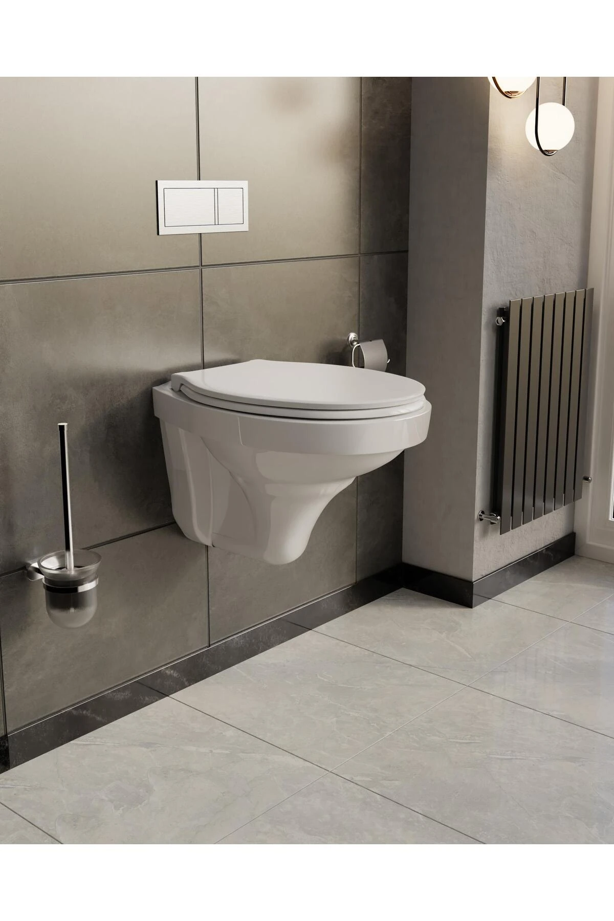 Stella Kanallı Asma Klozet, Kapak Dahil