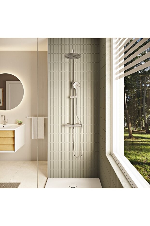 Artema Aquaheat A47201 Bliss 250 Duş Sitemi, Krom