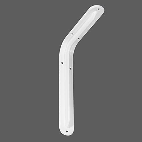 Raf Altı Ayak Raf Tutucu L Demir 16.5 x 23 cm Beyaz Montaj Aparatı (2 Adet)