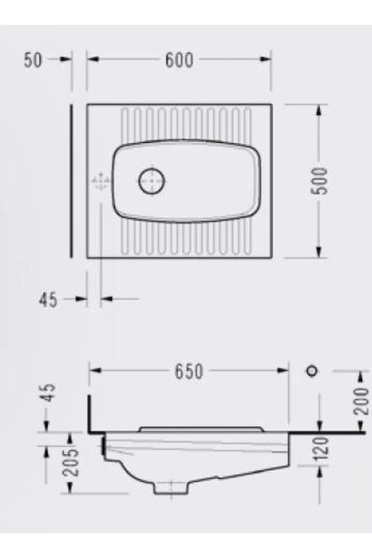 Serel Arkadan Su Girişli Hela Taşı İçten Yıkamalı 0427ARS110H