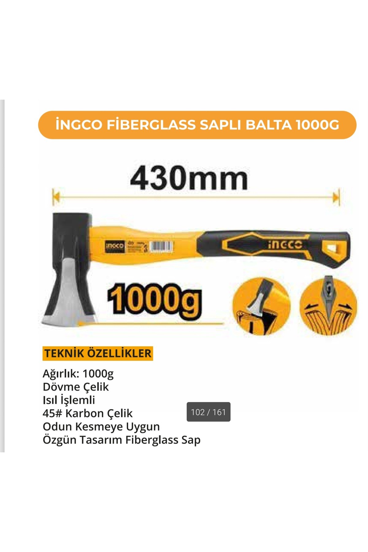 FIBERGLAS SAPLI BALTA 1000GR