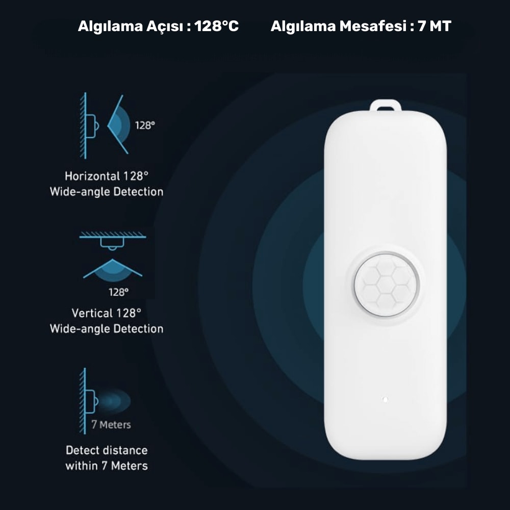 Wifi Hareket Sensörü ( Tuya Smart Life Uyumlu )