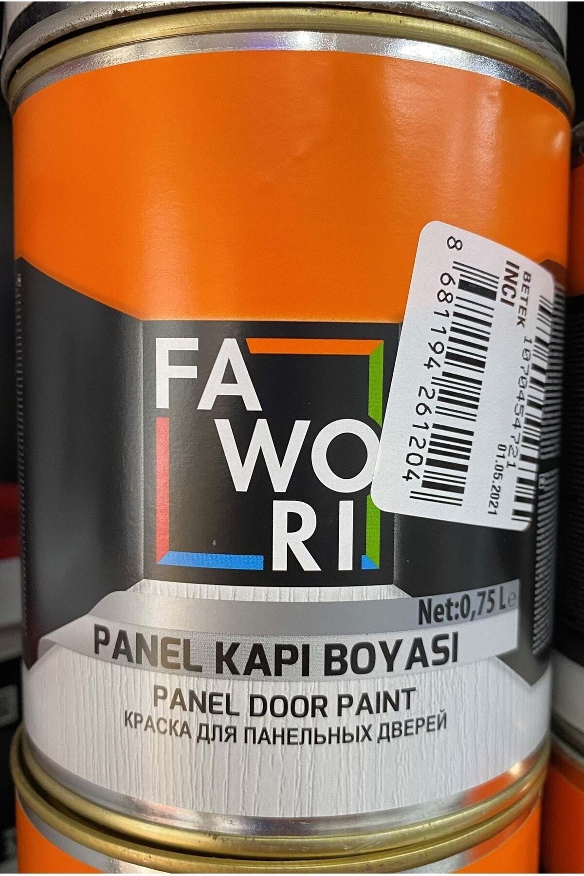 FAWORİ PANEL KAPI BOYASI 0,75 LT İNCİ BEYAZI
