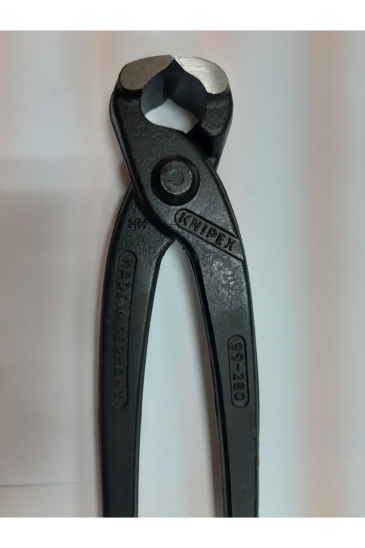 KNİPEX 99 00 280 Sb Betoncu Kerpeteni, Saraçoğlu Korozyon Korumalı, Kafa Parlatılmış 280 Mm