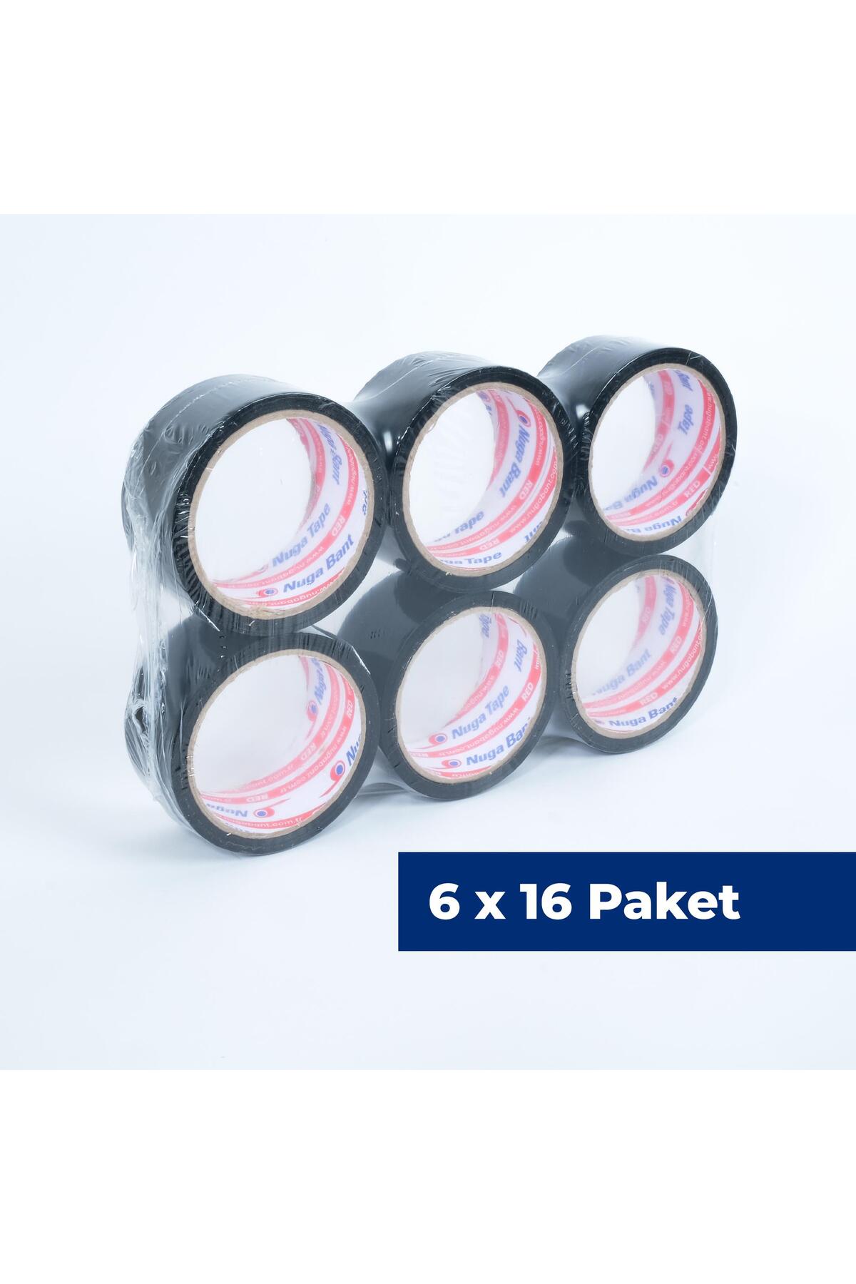 45 Mm X 40 Mt Siyah Koli Bandı 96 Adet
