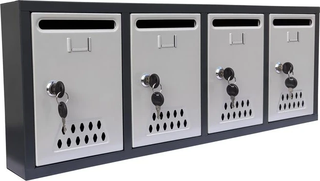 Posta Kutusu 4'lü-Antrasit-Gri