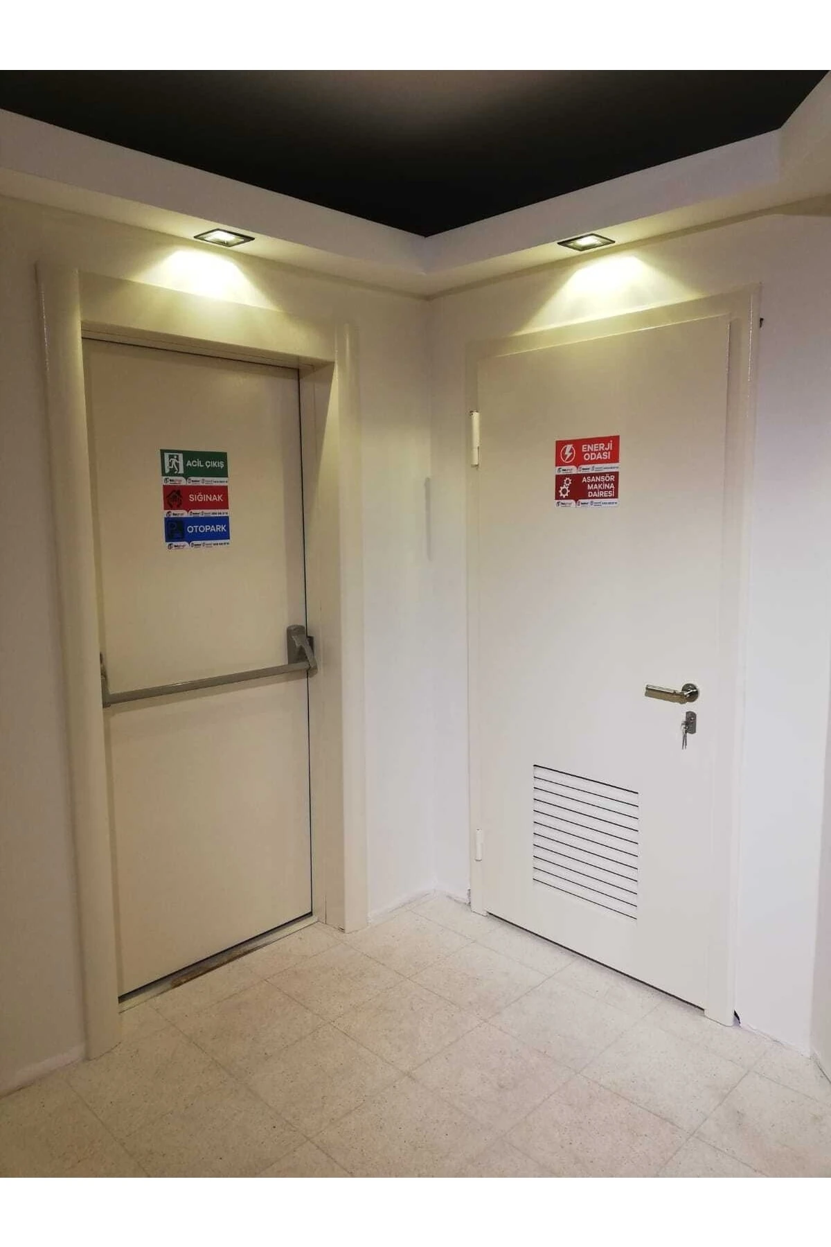 Yangın Kapısı, Acil Çıkış Kapısı, Standart Yangın Kapısı, Panikbarlı Yangın Kapısı Sağ Ve Sol