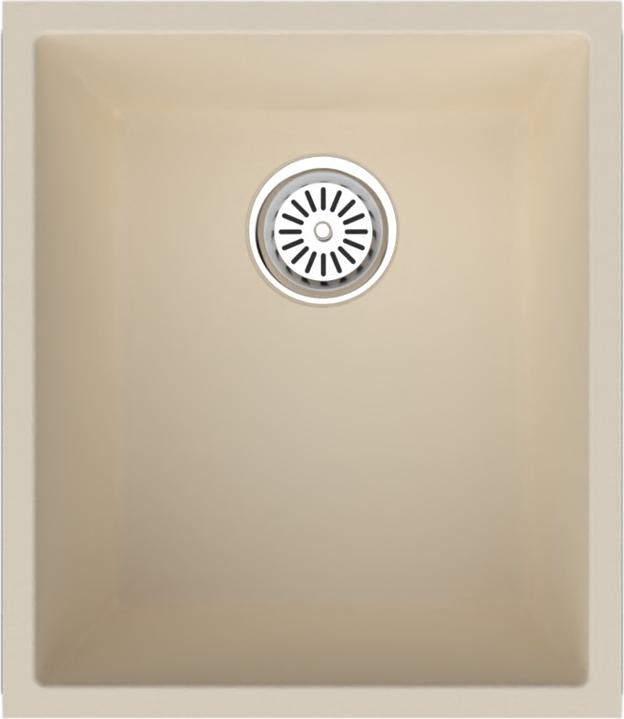 Bej Tek Göz 44x38 Cm T.Altı,Üstü,Sıfır Granıt Evye Gr38