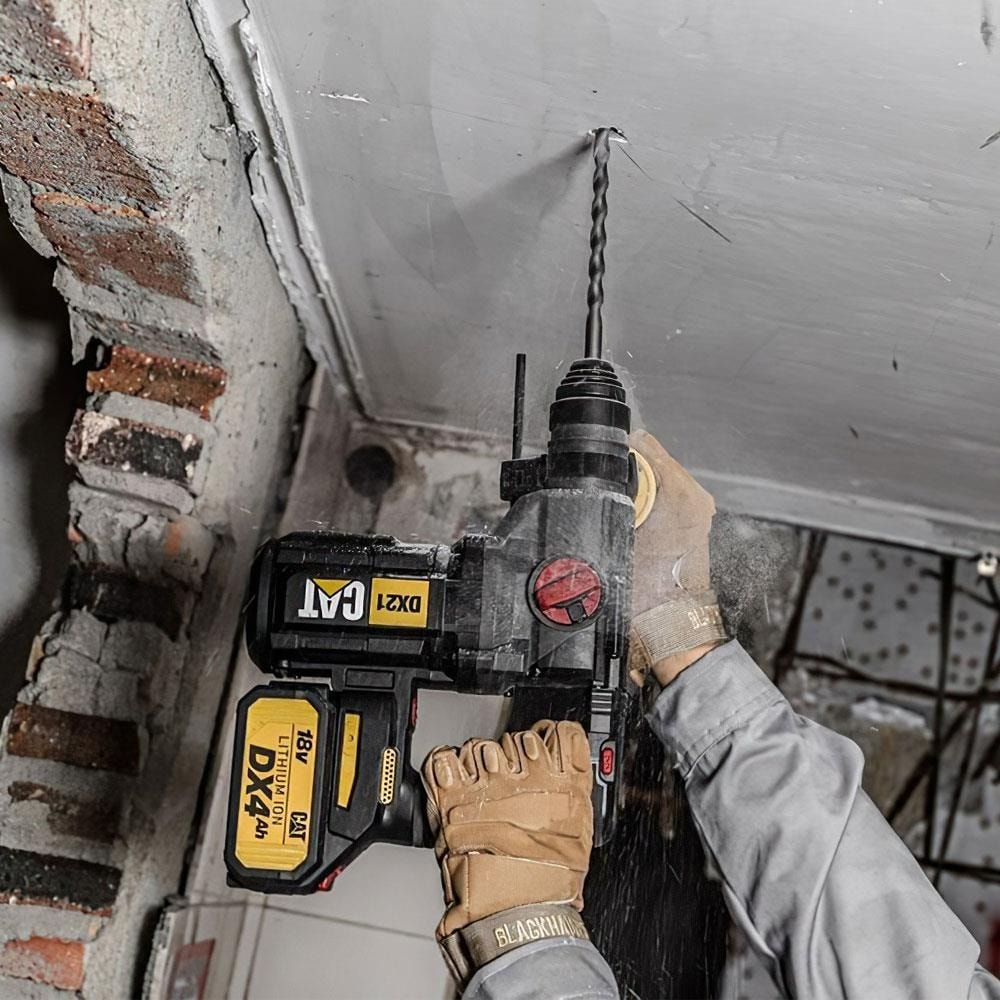 CAT DX21B 18VOLT 2.2j Kömürsüz Profesyonel Sds-Plus Pnömatik Kırıcı/delici (Akü Dahil Değildir)