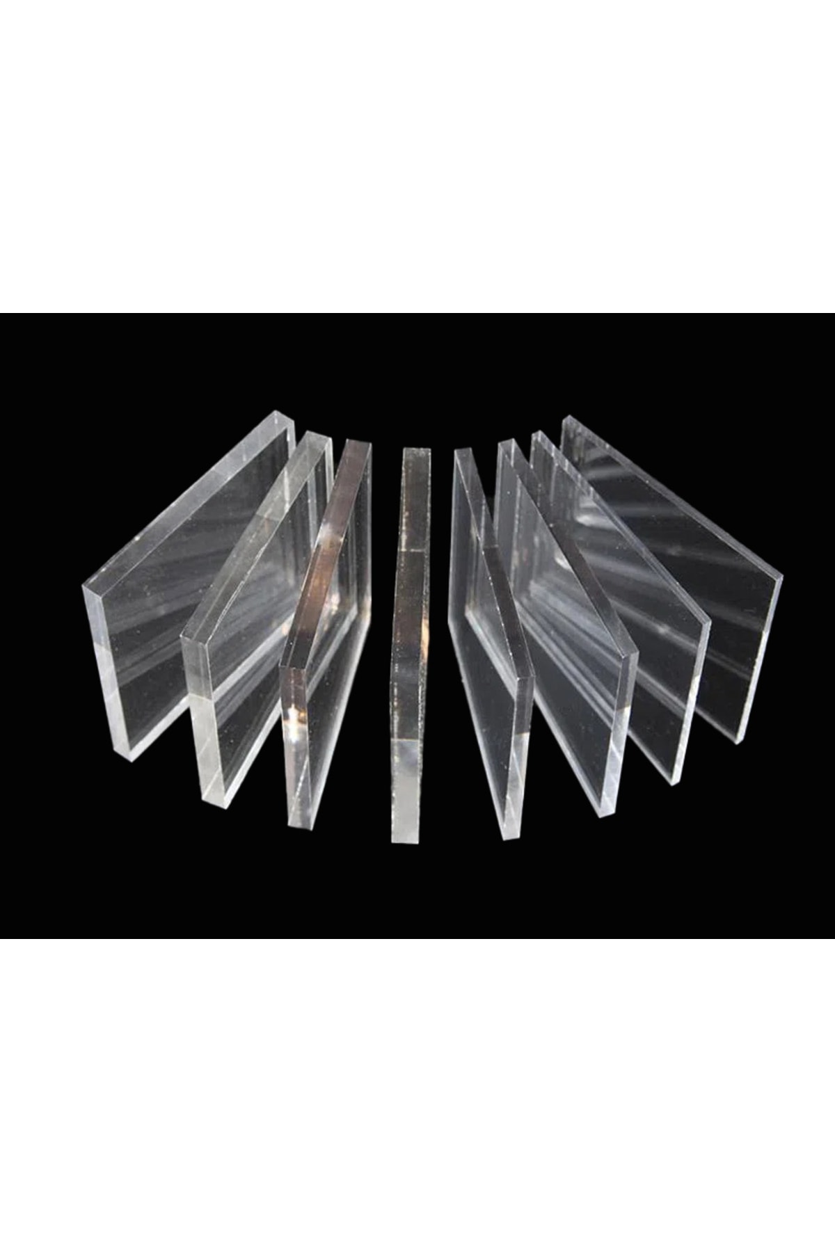 Şeffaf Pleksi Levha 3,8mm~4mm Pleksiglass 80cmx100cm