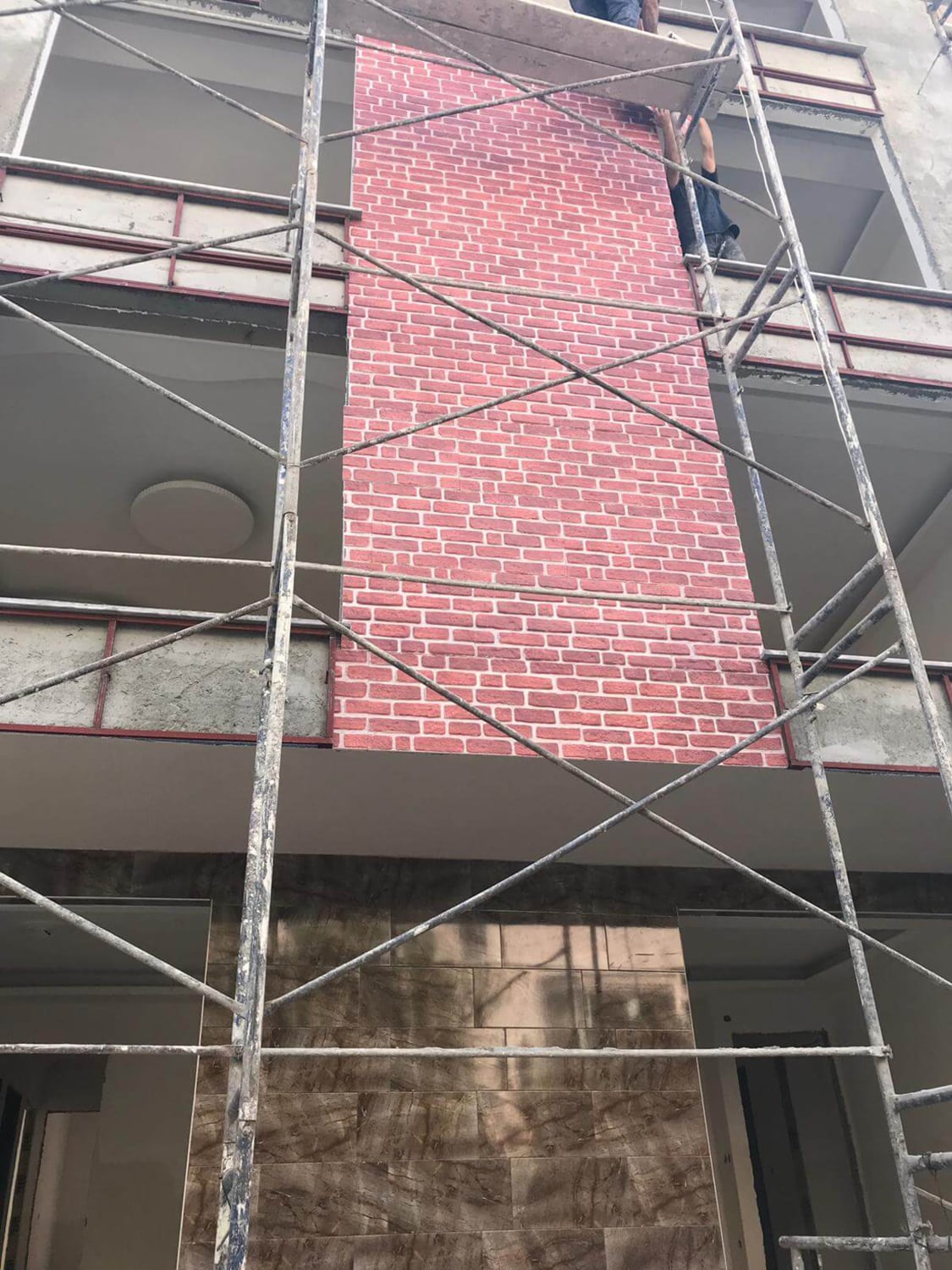 5 Adet (2,5m2) x Tuğla Desenli 3 Boyutlu Renkli Strafor Köpük Duvar Kaplama Paneli (BR-537)