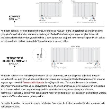 900 x 795 mm Amber Dikey Gümüş Gri Alüminyum Radyatör Standart Bağlantı