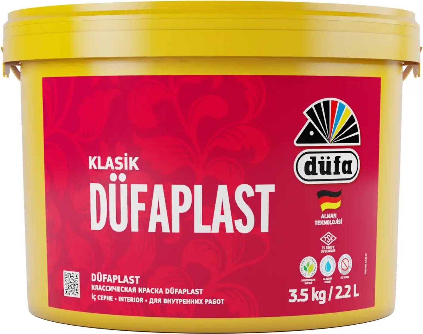 Klasik plast İç Cephe Duvar Boyası 6029 Küflü Yeşil 2.2 l