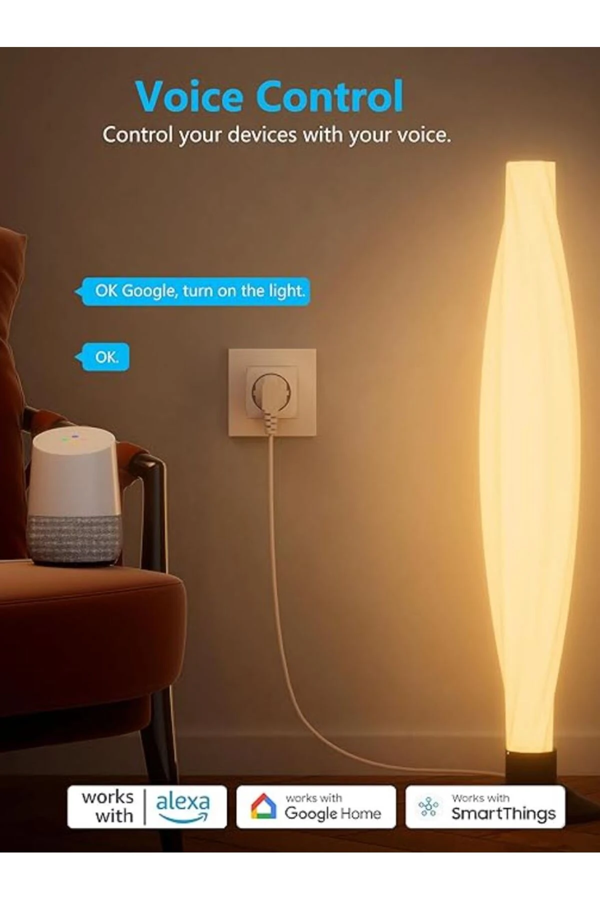 Akıllı Priz  TUYA Destekli Akım Korumalı Enerji Tüketim Takip 3 Prizİ (TELEFONLA UZAKTAN KONTROLLÜ)