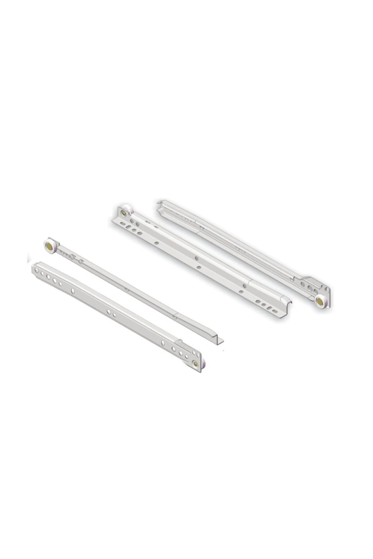 Çekmece Rayı 35 Cm Tekerli Vida Hediyeli Tek 1 Takım Fıyatıdır