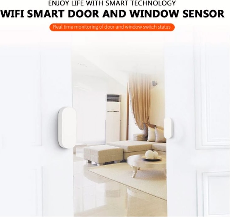 smart Wifi Destekli Akıllı Pencere ve Kapı Sensörü