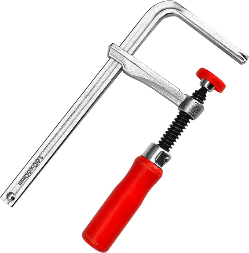 Vidalı Hareketli Kol Kılavuz Ray Kelepçesi Kapsamlı 120MM Ahşap Saplı Kılavuz Ray Kelepçesi Fikstürü Vidalı Hareketli Kol ile (Yurt Dışından)