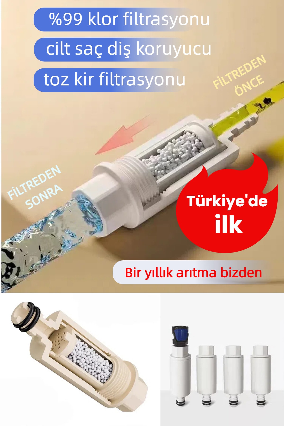 Dijital Akıllı Eviye Seti 304 Paslanmaz Çelik PVD Kaplama LED Göstergeli