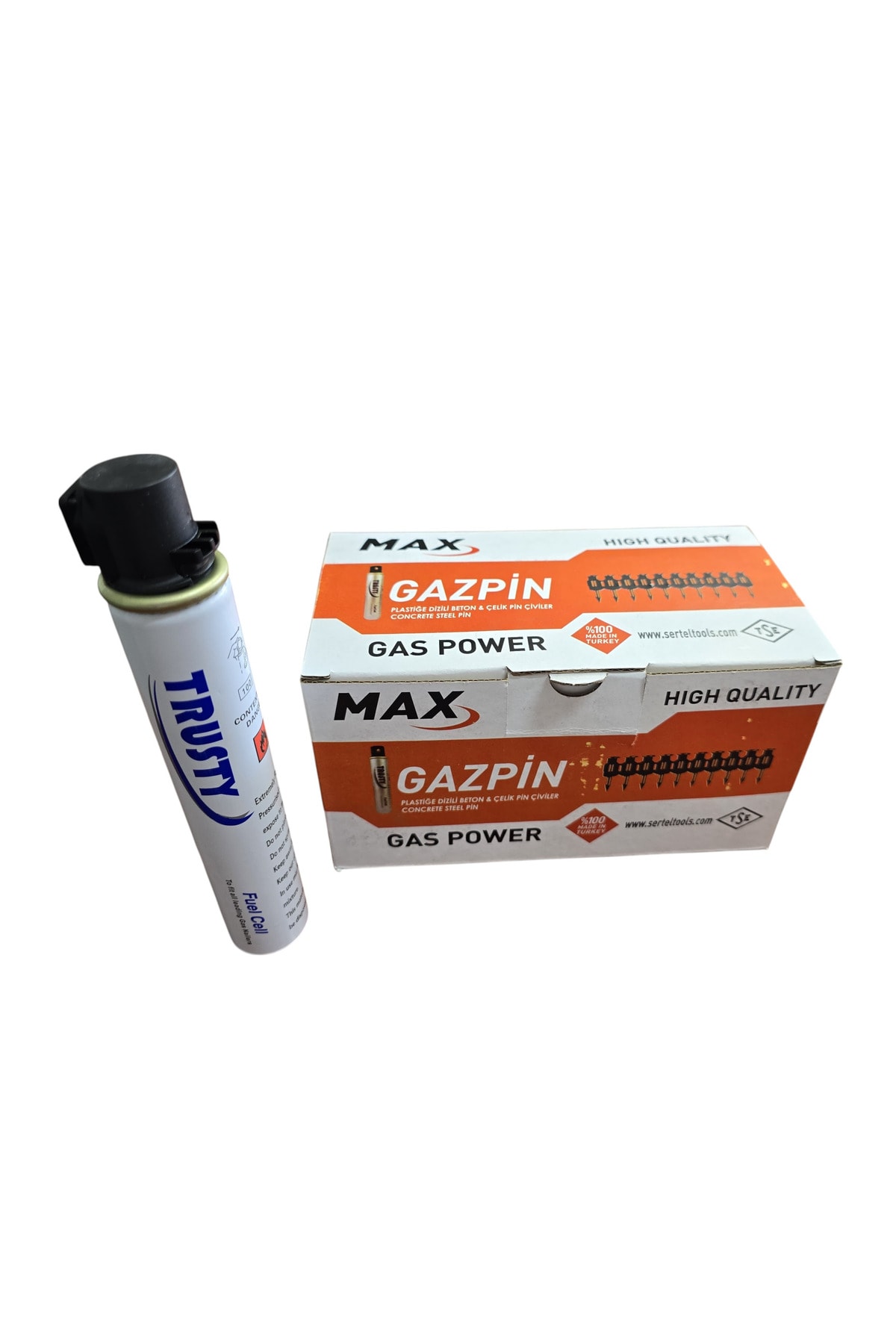 AKDENİZ BETON ÇİVİSİ VE GAZ TÜPÜ-1 KUTU (1000ADET)