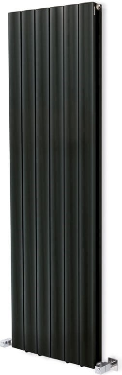 1500 x 475 MM Amber Dikey Antrasit Alüminyum Radyatör Standart Bağlantı