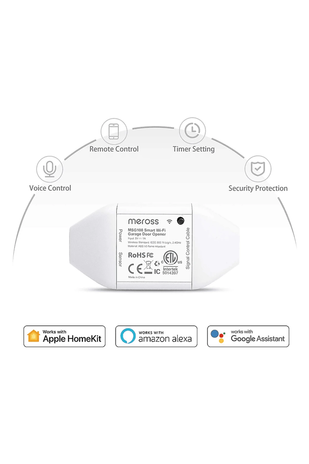 Wi-Fi Uzaktan Kontrollü Akıllı Garaj Kapısı Anahtarı