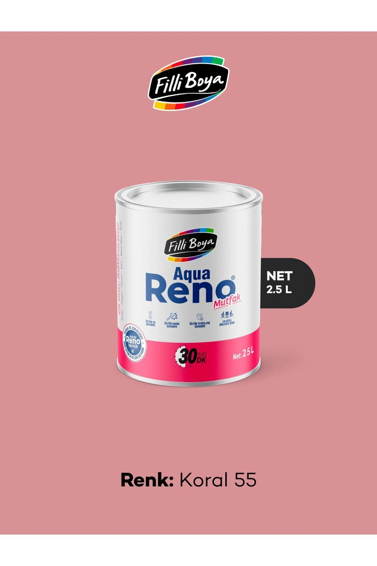 Filli Aqua Reno Mutfak Koral 55 (0,75L - 2,5L) Koral 55