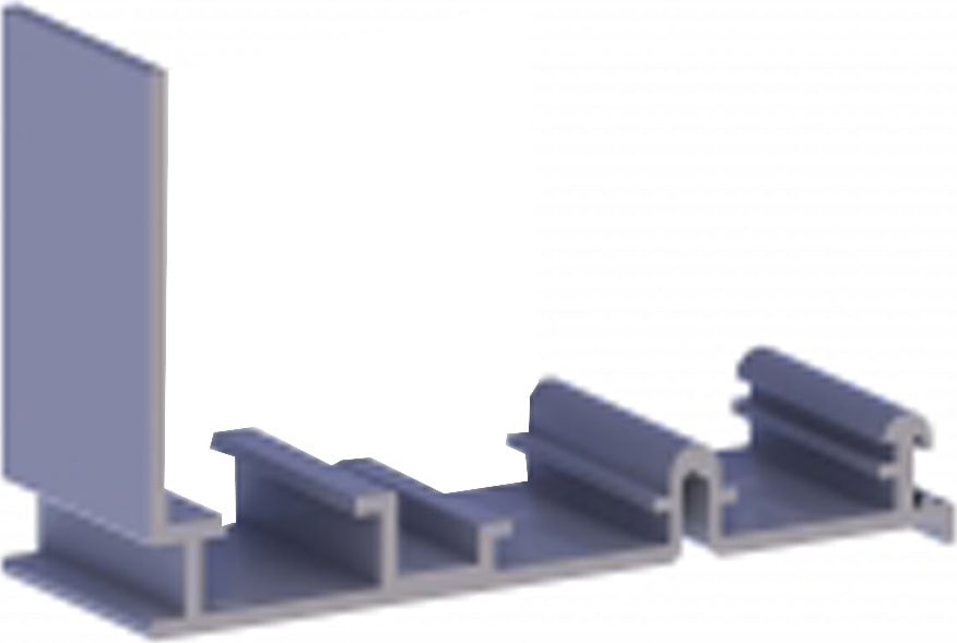 Al-Sft-200-5 Alüminyum Üst Ray 3 Metre