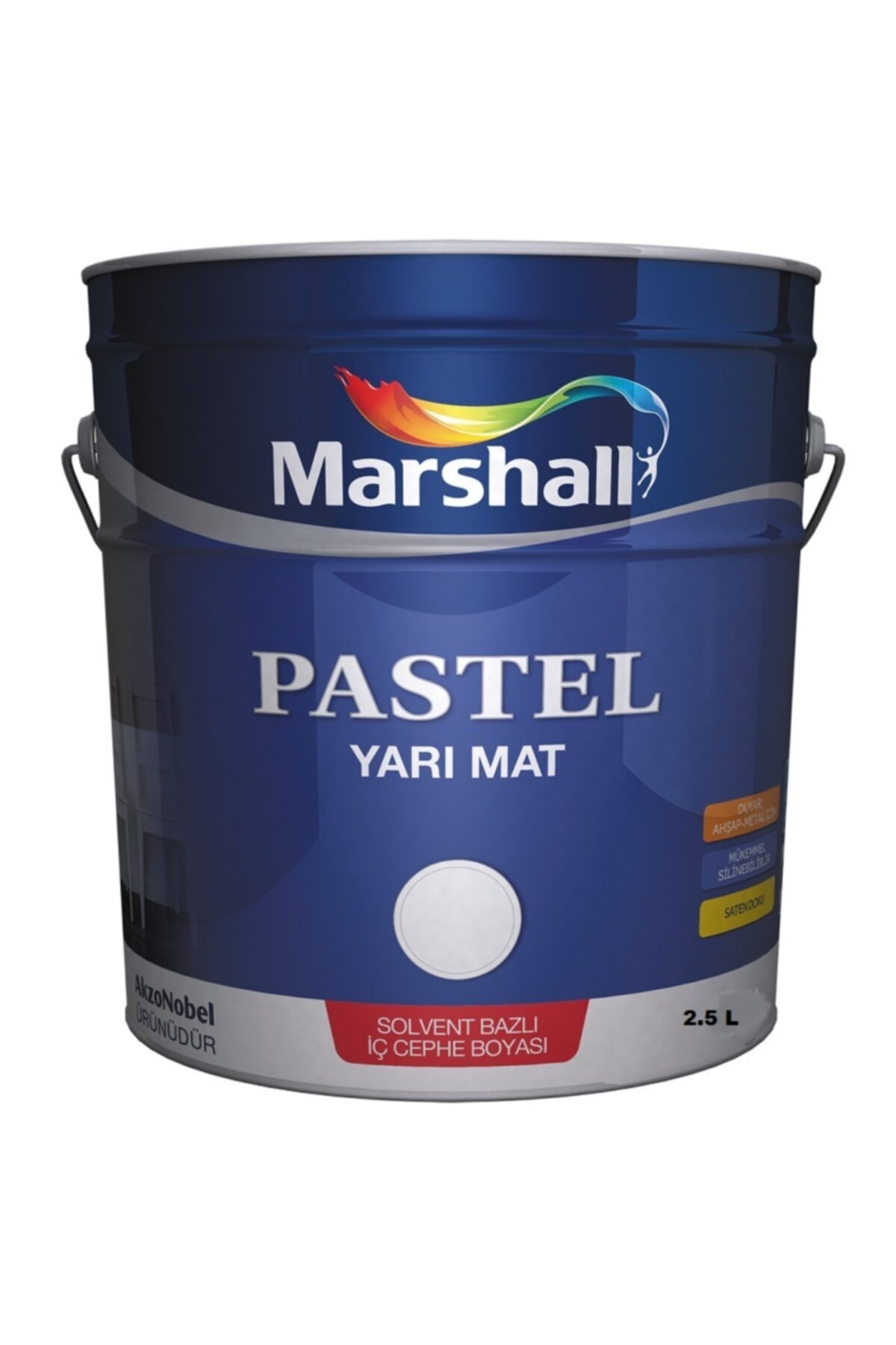 Pastel Yarı Mat Sentetik Boya 2,5 Lt /3,5 Kg