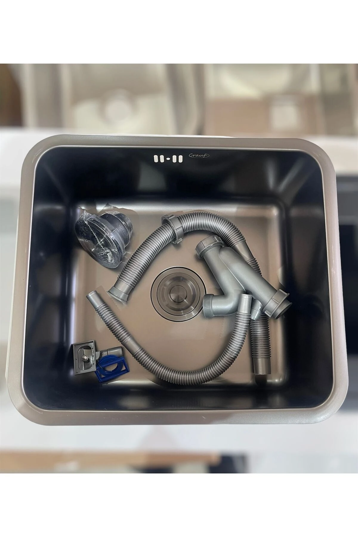 Lavello 3050 Pvd Kaplama Füme Renk Paslanmaz Çelik Mutfak Evyesi (SİFON DAHİL)