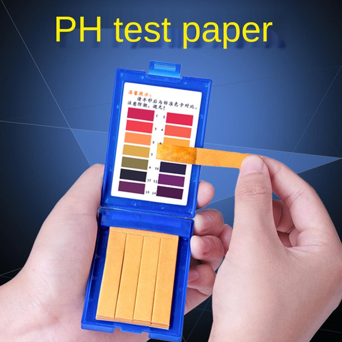 Ph Test Kağıdı 1-14 Hassas Ph Testi 80 Sayfa Yiben Tükürük Idrar Kozmetik Toprak Testi (Yurt Dışından)