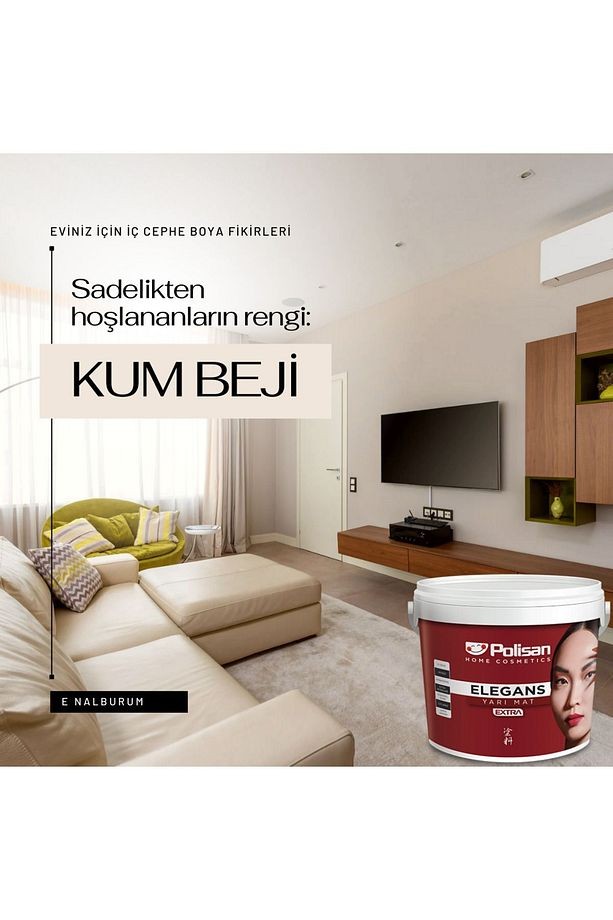 Elegans Extralı Silinebilir-Küf Önleyici-Antibakteriyel İç Cephe Boyası 2.5L-33m² Alan Boyar