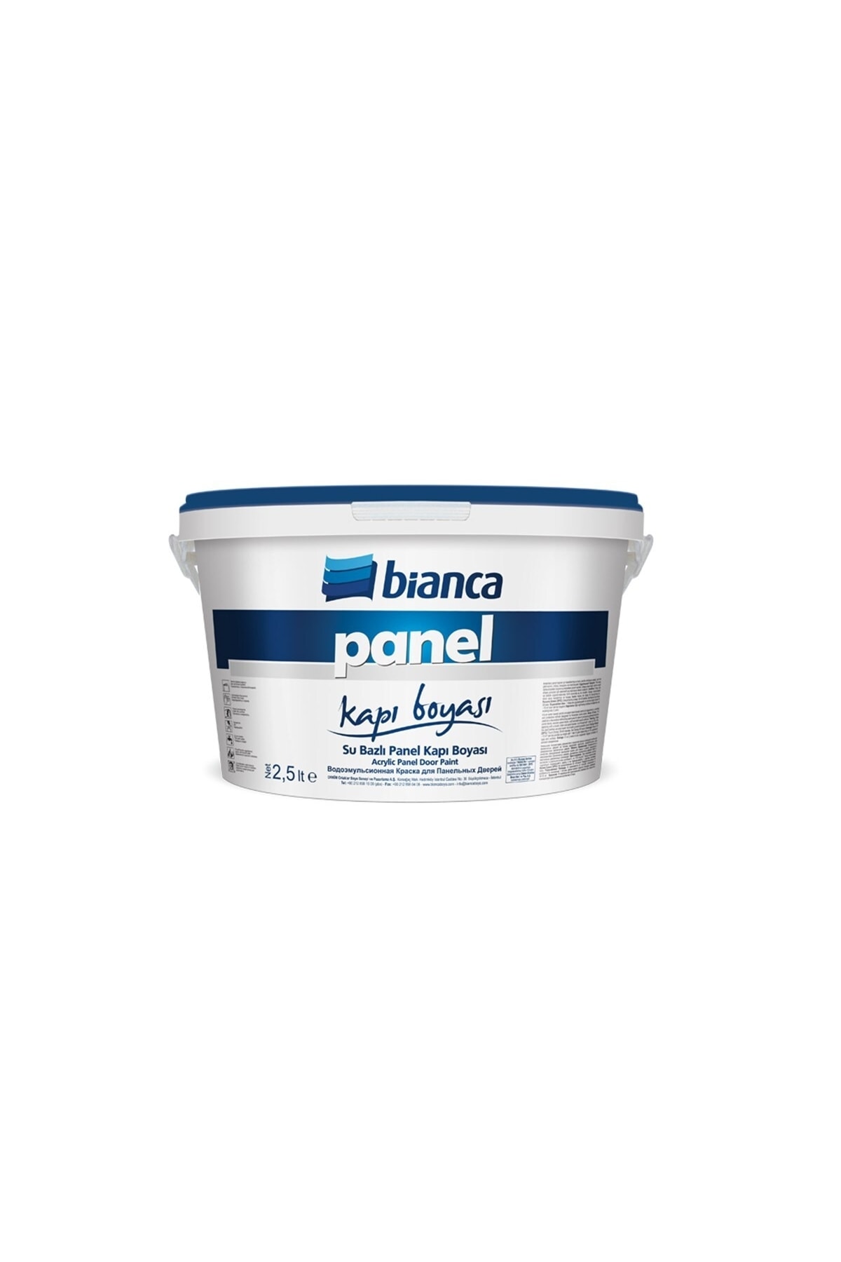 Su Bazlı Panel Kapı Boyası 2,50 Lt Beyaz